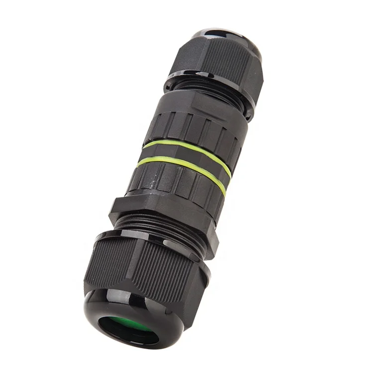 Нейлоновый винт M25 PA66, круглая Светодиодная лента IP68, 1 в 3 выхода, кабель, водонепроницаемый электрический разъем, 3 контакта, 4 контакта, 5 контактов