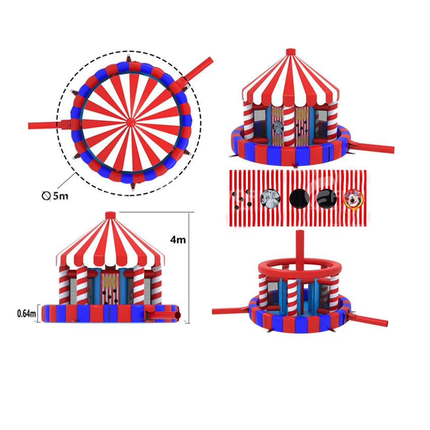 Best Selling Beautiful Eye-Catching Inflatable Booth Interactive Carnival Game Interactive Sport Party Game For Backyard Party