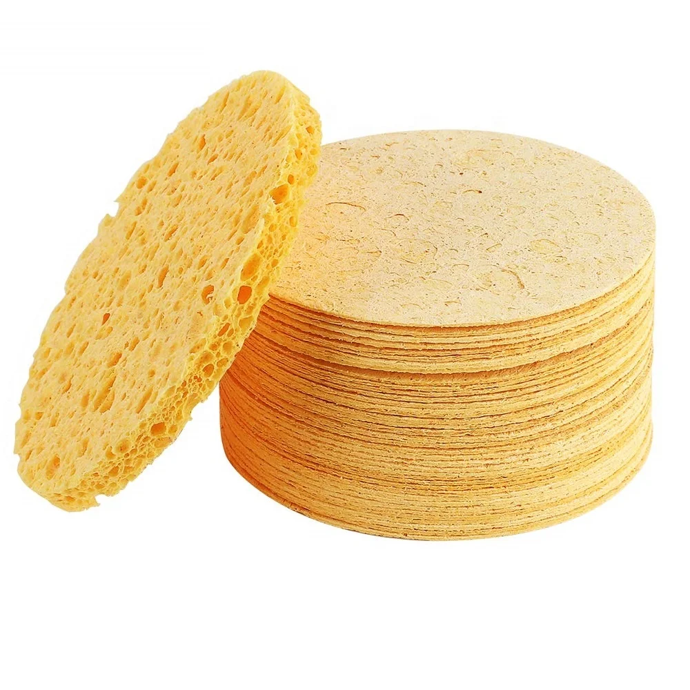 Face Wash Cleansing Sponge Exfoliating Mask Makeup Removal Facial Sponge Compressed Face Sponge