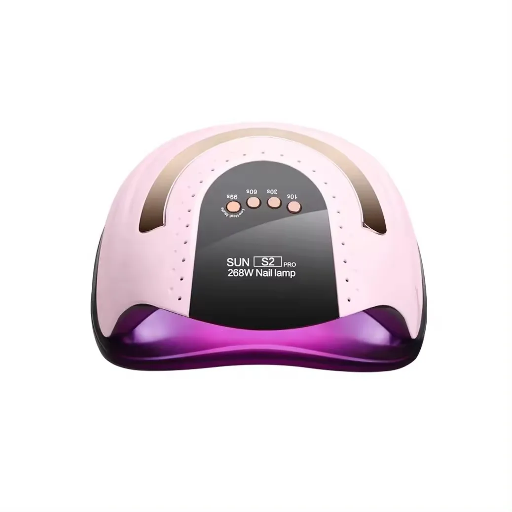 Sun S2 Pro Professional 57LEDS 268W Fast Curing Nail Gel Polish Curing Led Nails Dryer Gel UV LED Nail Lamp With Handle Dryer