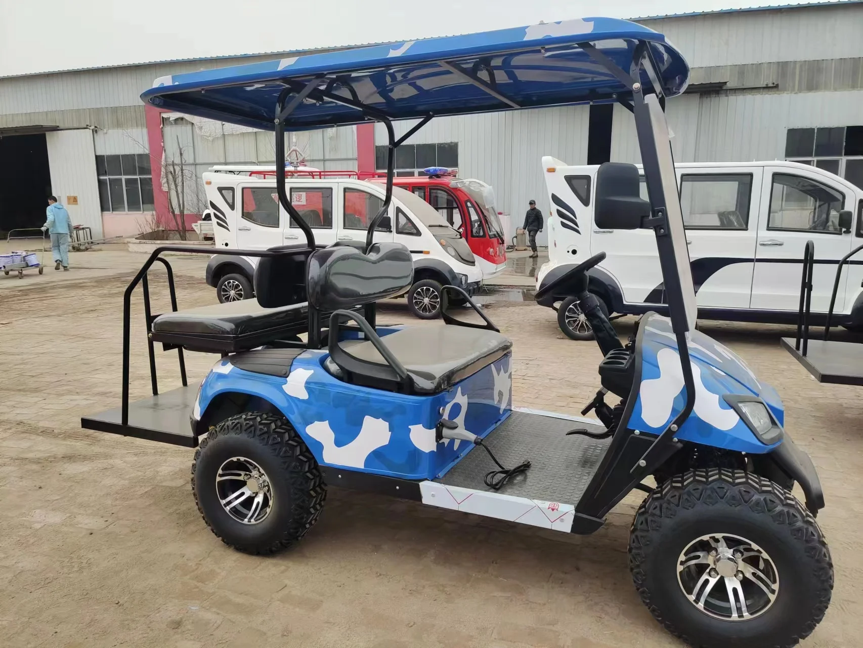 Greenmotor high quality Electric Golf Cart A6 2 Seats 4 Passengers Golf Buggy