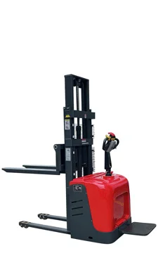 mini electric forklift warehouse pallet lifting device semi electric walkie stacker forklift