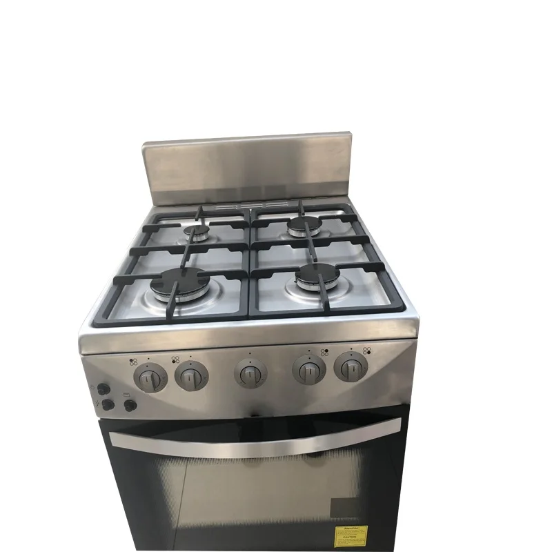 Factory supply kitchen appliance standing gas oven with 4 burner