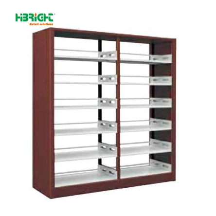 Highbright Double-Sided Book Display Rack Heavy Duty Steel Supermarket Gondola for Grocery Store Commercial Metal Rack