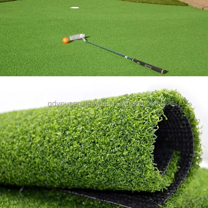 Popular high quality putting green synthetic lawn artificial grass carpet custom golf turf