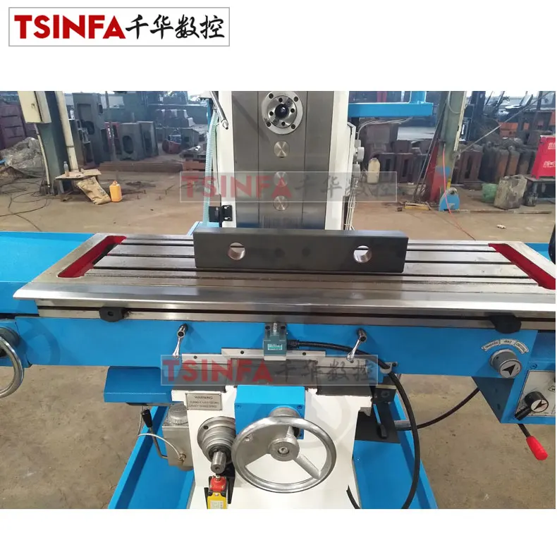 universal milling machine WN736 horizontal vertical milling equipment high quality Shandong Tengzhou factory table size 1500x360