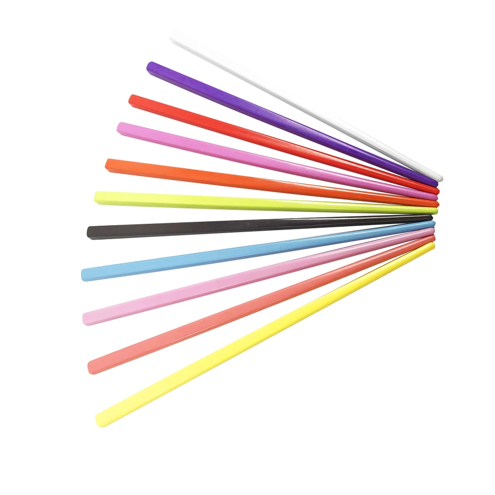 BPA free food grade high quality unbreakable reusable  Melamine plastic chopstick for kids