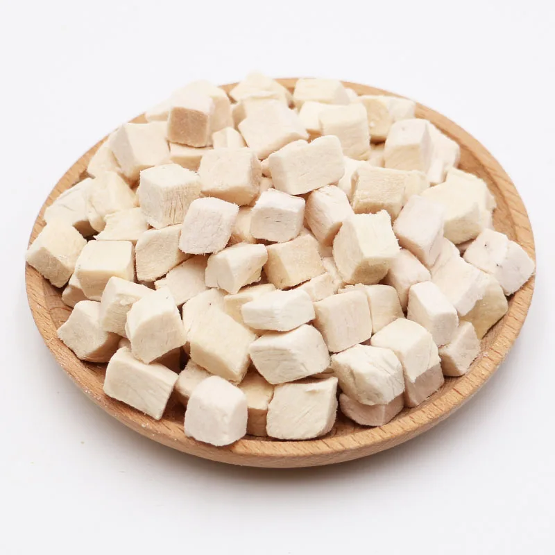 Pet supplies Wholesale Cat snack Dog treats Freeze dried Freeze Dried Chicken Diced Chicken Breast Freeze Dry canned Pet Food