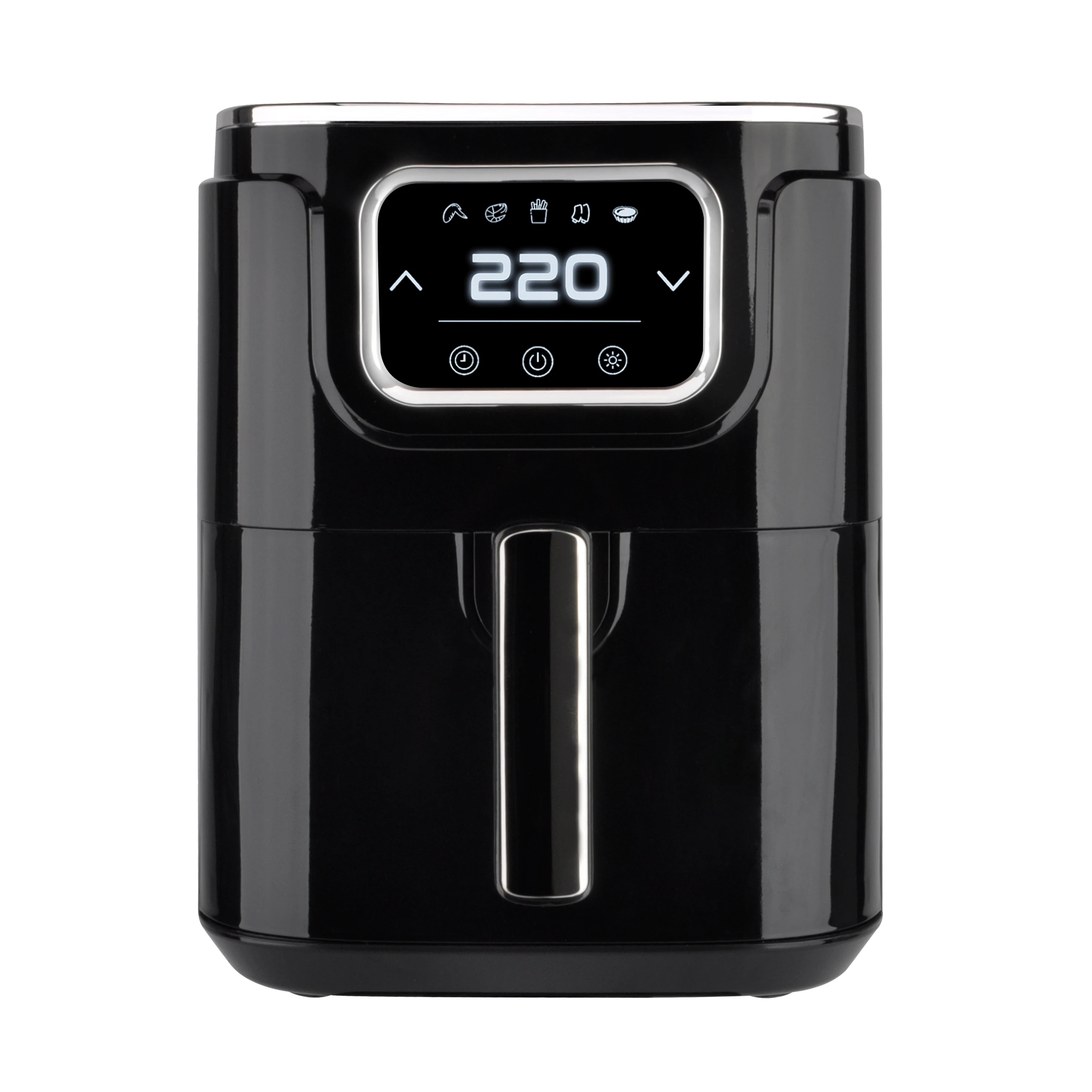 Smart Air Fryers Fashionable Design High Quality Deep Fry Oil Free Healthy Digital Air Fryer Best Sale Multipurpose Cooking 5.5L