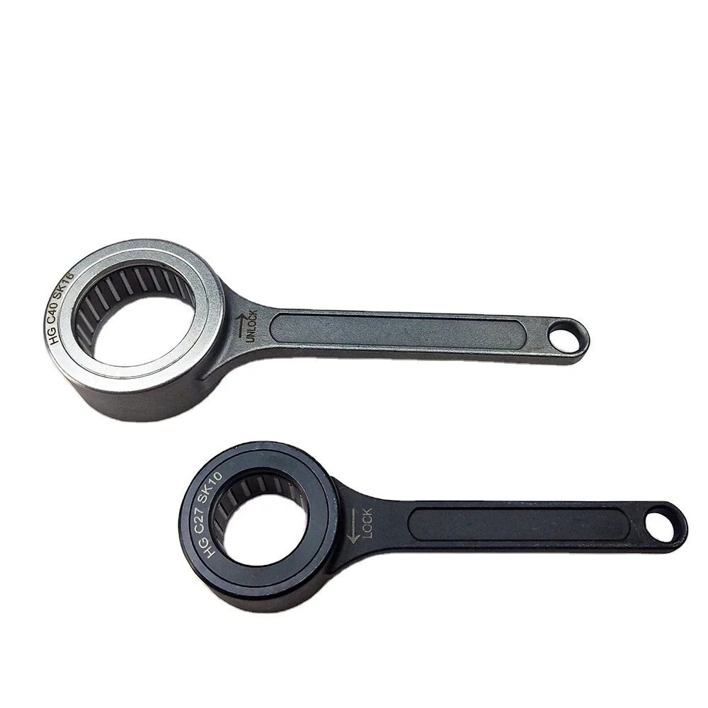 Black dressing Adjustable SK Lock collet spanner sk10 sk16 sk20 sk25 bearing wrench spanner