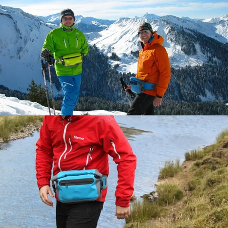custom 500D pvc tarpaulin sport running belt waterproof waist dry bag fanny pack