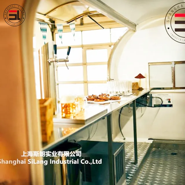  Высококачественный трейлер для продуктов питания shanghai silang грузовик мороженого хот-догов Прямая продажа с завода Мобильная тележка