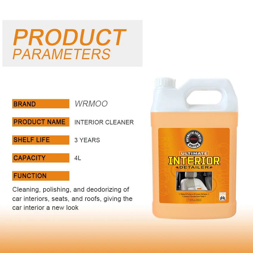 Car interior cleaner, leather seat flange flannel, cleaning and decontamination, dual use for both car and home use