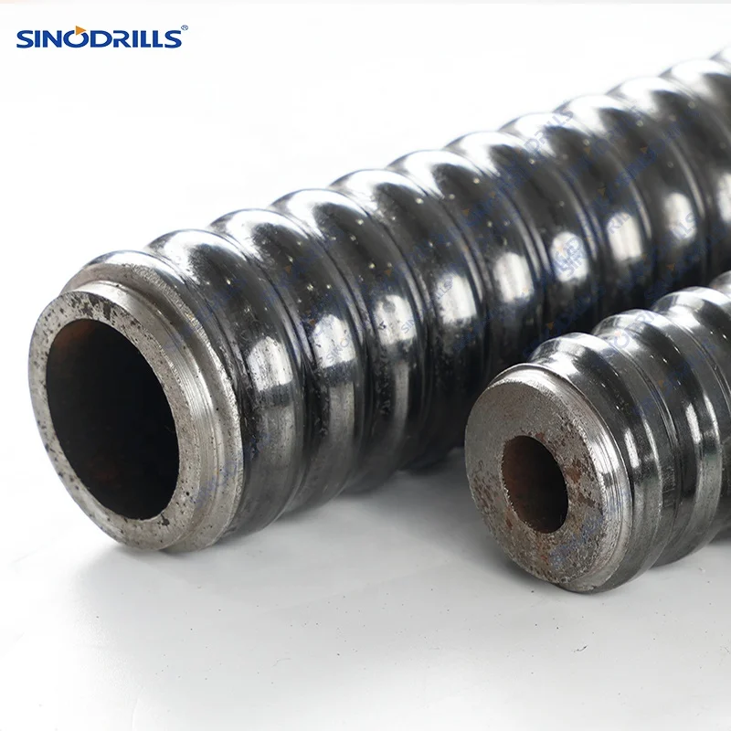 self drilling anchor drilling system full threaded R25n-14 hollow anchor bar / anchor bolt R25  / anchor rod
