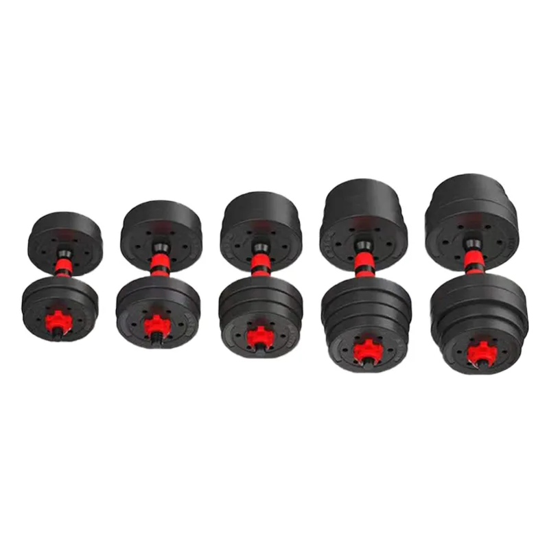 TOPKO Fitness Dumbells 10kg 20kg 30kg 40kg 50kg Quickly Gym Cement Adjustable Weight Dumbbell And Barbell Sets