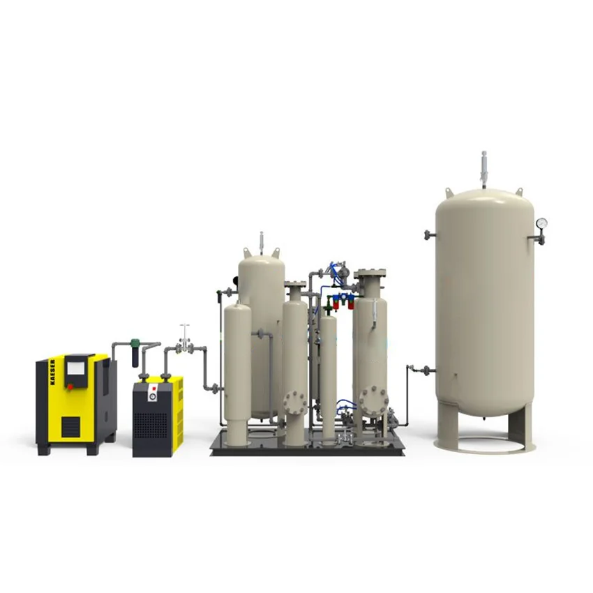 High Purity Nitrogen Gas Generator N2 New PSA Industries with Air Compression Equipment