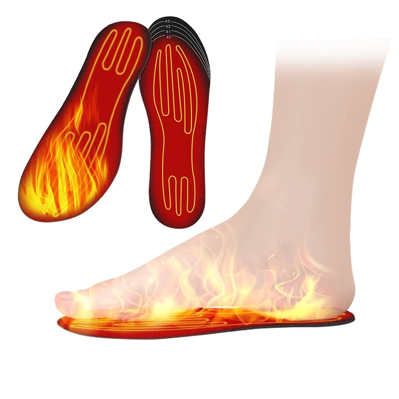 Winter warm USB heating insole warm foot treasure can be washed, cut, rechargeable, full foot heating insole