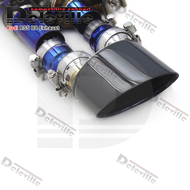 Catback  Exhaust With Valved For Audi RS4/RS5 B9/B9.5 2.9T 2017-2023 Exhaust Titanium Pipe Muffler  Exhaust System