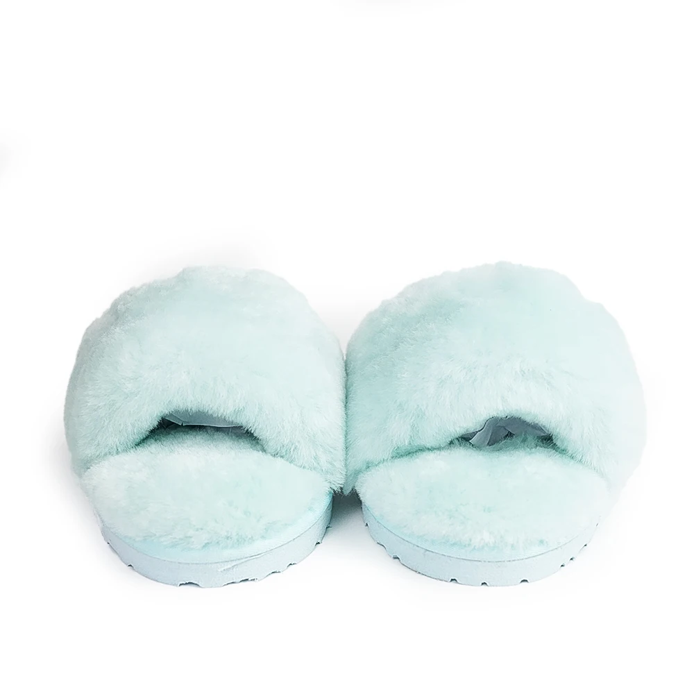 Factory mass production high quality Fur Fluffy Slippers Wholesale House Home Winter Slipper Heels For Women Ladies