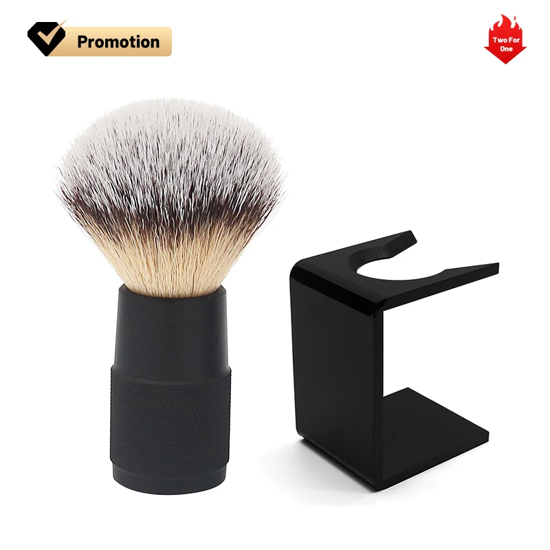 Diri Promotion Two For One Professional Aluminum Handle Private Label Shaving Brush