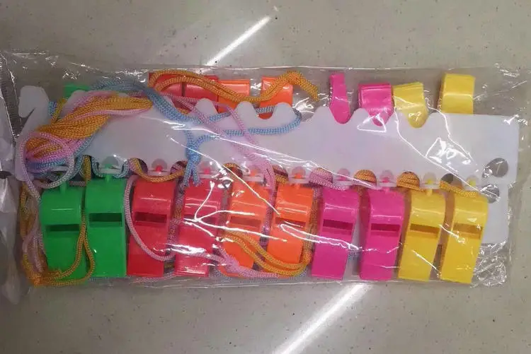 
Plastic police train dolphin training football soccer referee whistle 