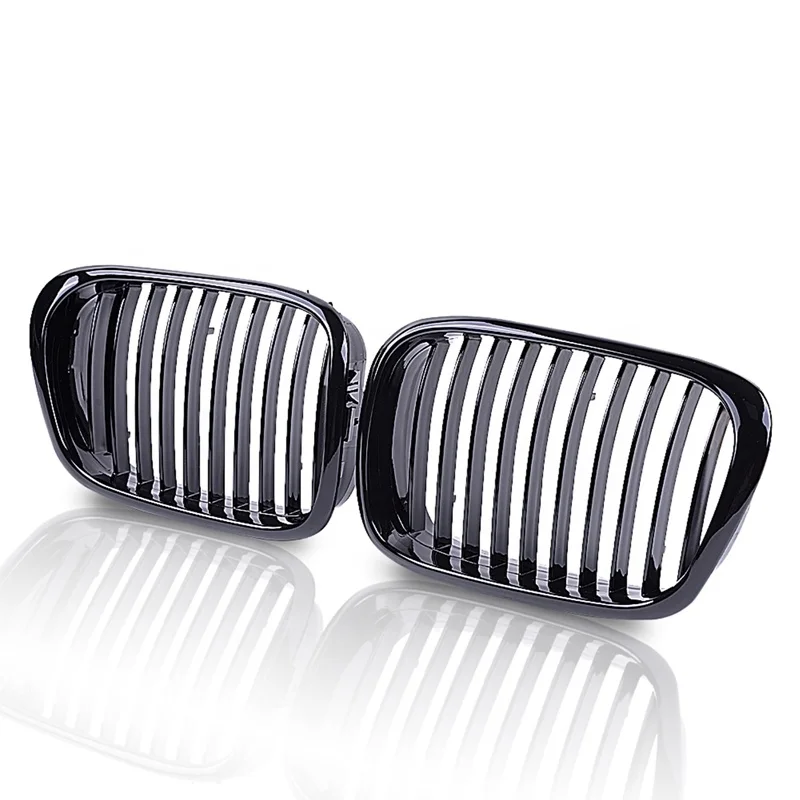 Factory direct wholesale auto glossy black front hood kidney grille grill for bmw E39 5-Series LCI 520i 525i 530i 535i M5 540i