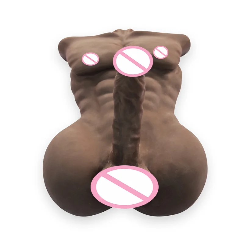 Real Half Body With Dildo Toy For Woman Realistic Real Hard Dildo Soft Muscle Skin Big Masturbation