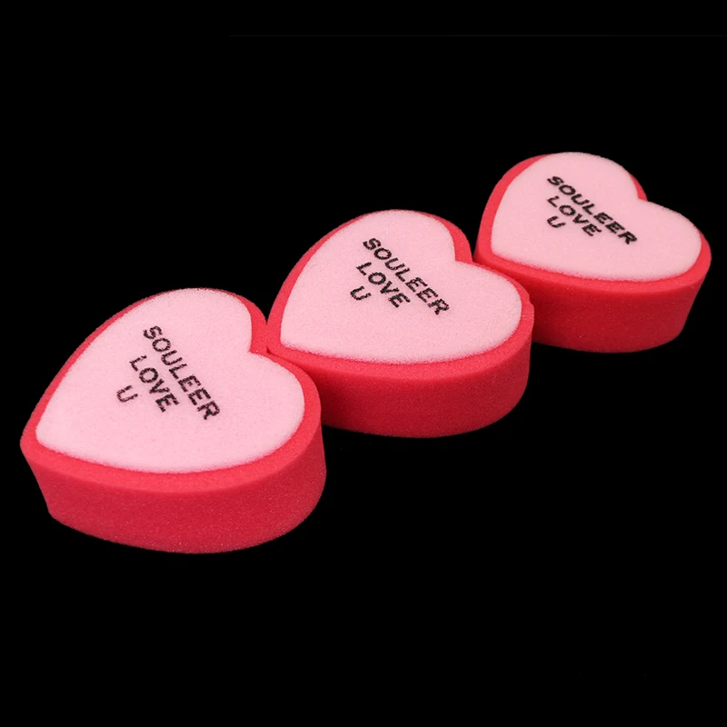 Heart-shaped Bath Sponge Cleaning Facial Exfoliating Baby Shower Decorations Clean Body Skin Small