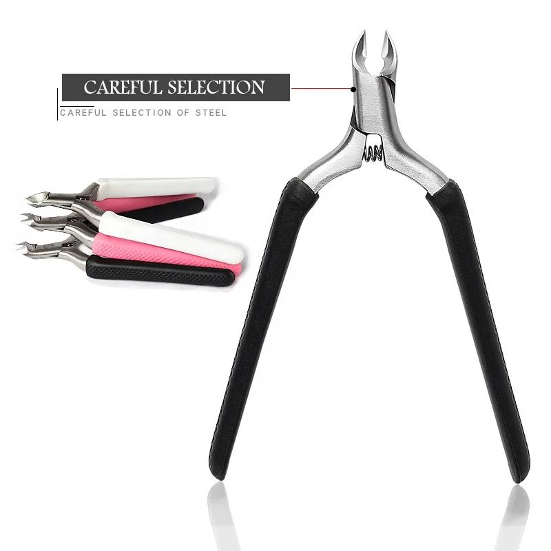 1pc Nail Cuticle Nipper Olecranon Scissors Toenail Ingrown Remove Dead Skin Scissor T-shape Stainless Steel Manicure Plier Tool