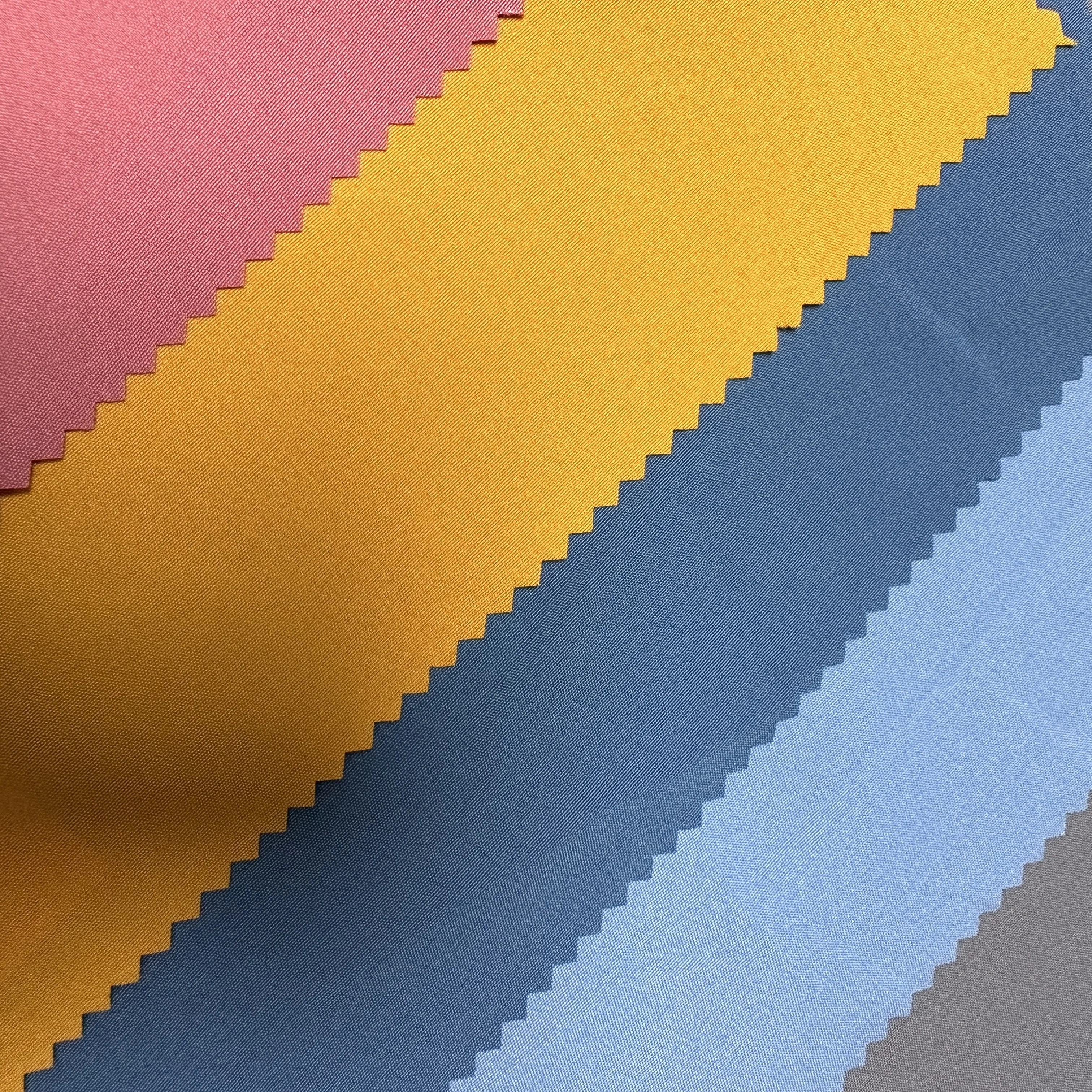 Fabric Supplier 150D High Stretch Fabric 100% Polyester for outdoor sports pants coats FDY PES Elastane EA Stretch