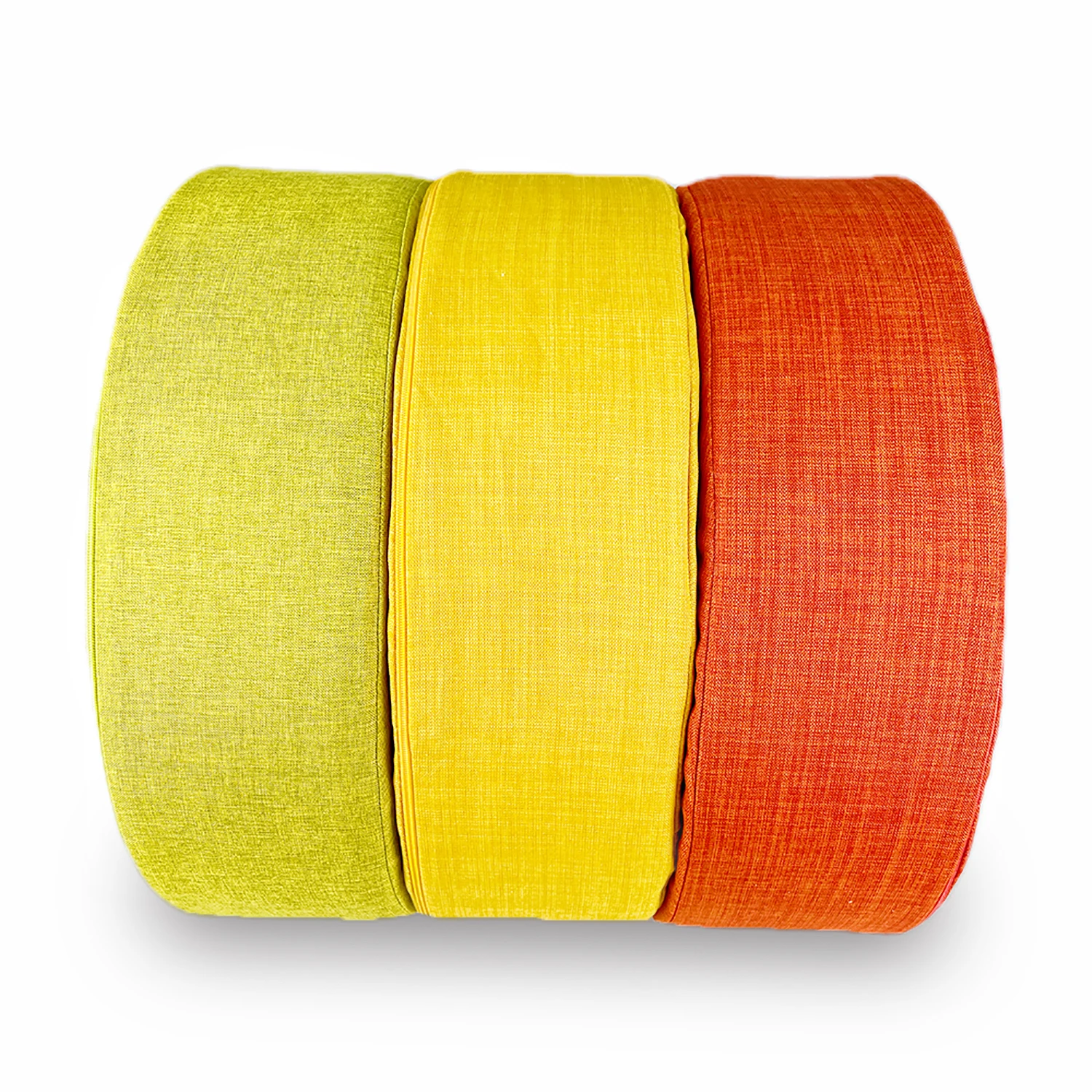 Solid Super Soft Simple Round Wholesale Polyester linen Yoga Seat Meditation Floor Cushion Pillow