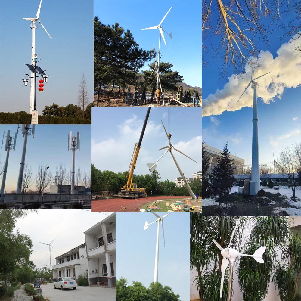 3 Phase AC Permanent-magnet 12 M/s 20KW Vertical Wind Turbine Factory Price Wind Turbine Generator for Farm CE Wind Power System