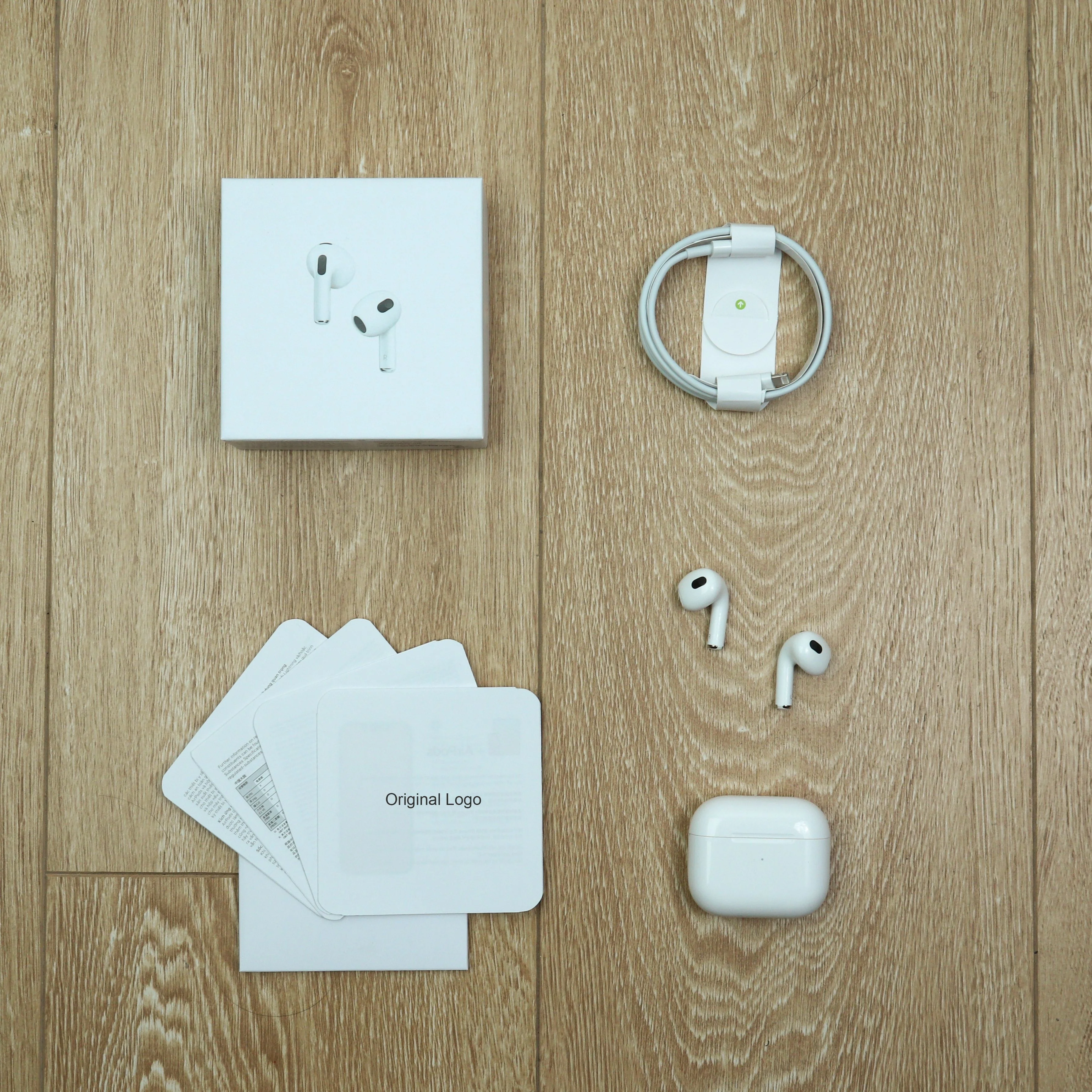 Us Warehouse Original 1:1 Air Pro 3 Gen 3 Air 3 Pods Pro Real ANC Wireless Earbuds Airpodding Pro 3