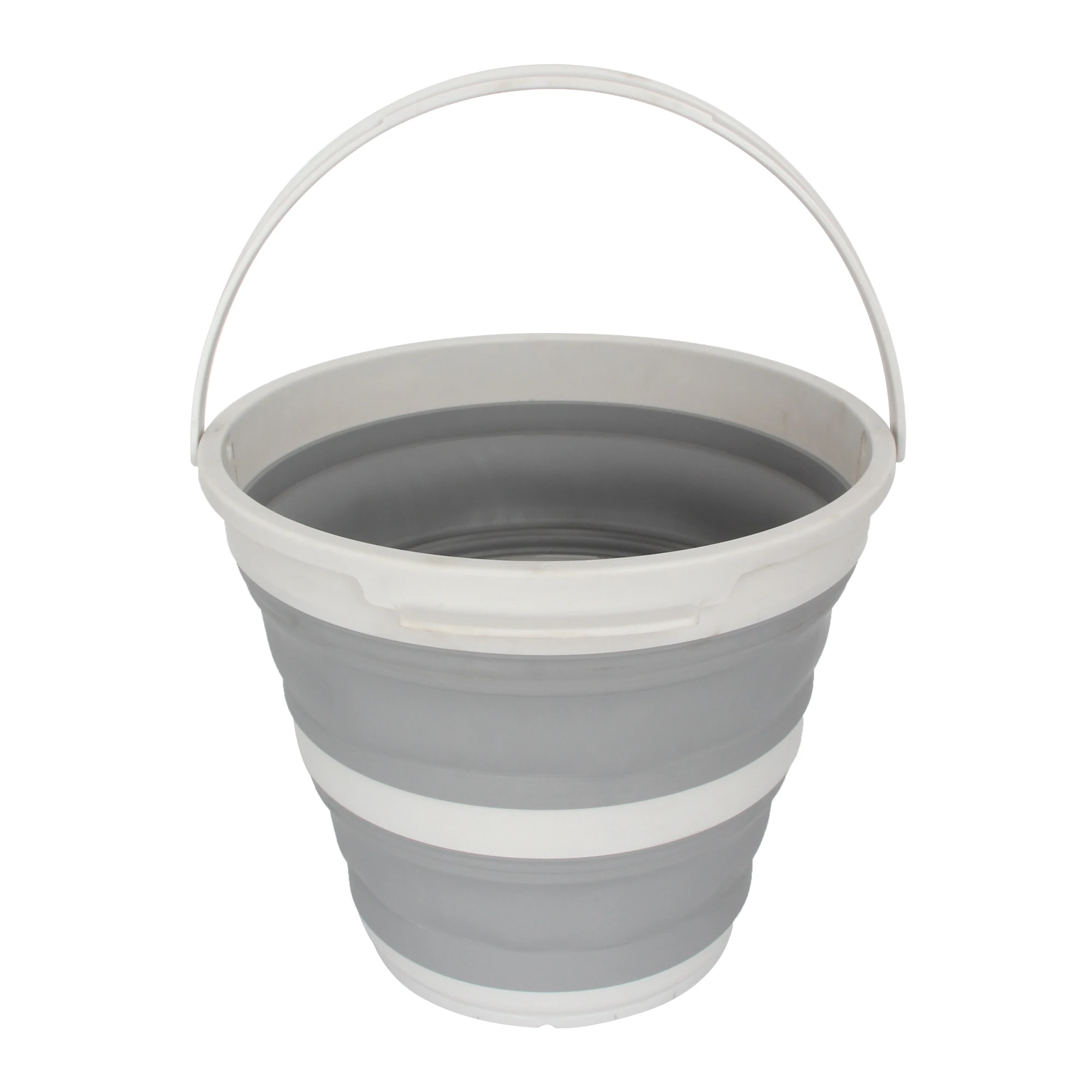 New Arrival Outdoor Tourism Bucket Camping Car Wash Bucket Folding Round Silicone Basin 10L Foldable Portable Bucket