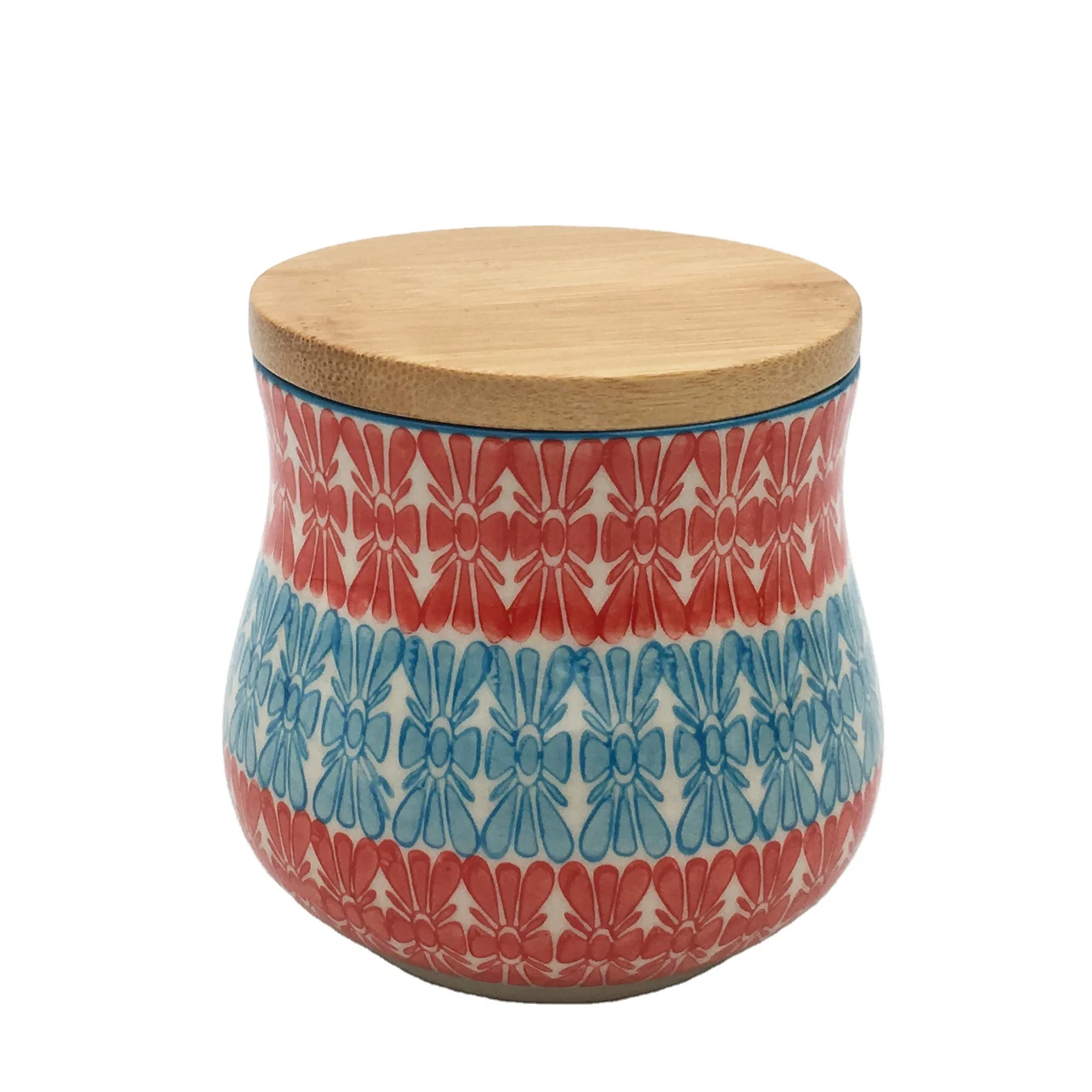 
Nordic style simple ceramic sealed jar sugar pot 