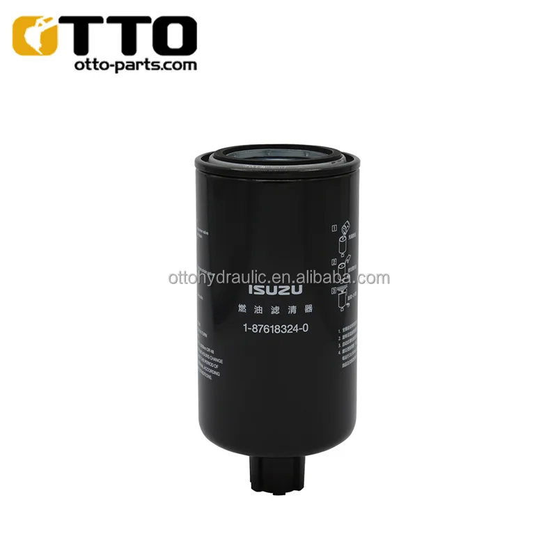 OTTO Excavator Spare Parts 6SD1 6RB1 6HK1 6WG1 Fuel Dispenser Filter Engine 1-87618624-0 1-13240044-1 for ISUZU