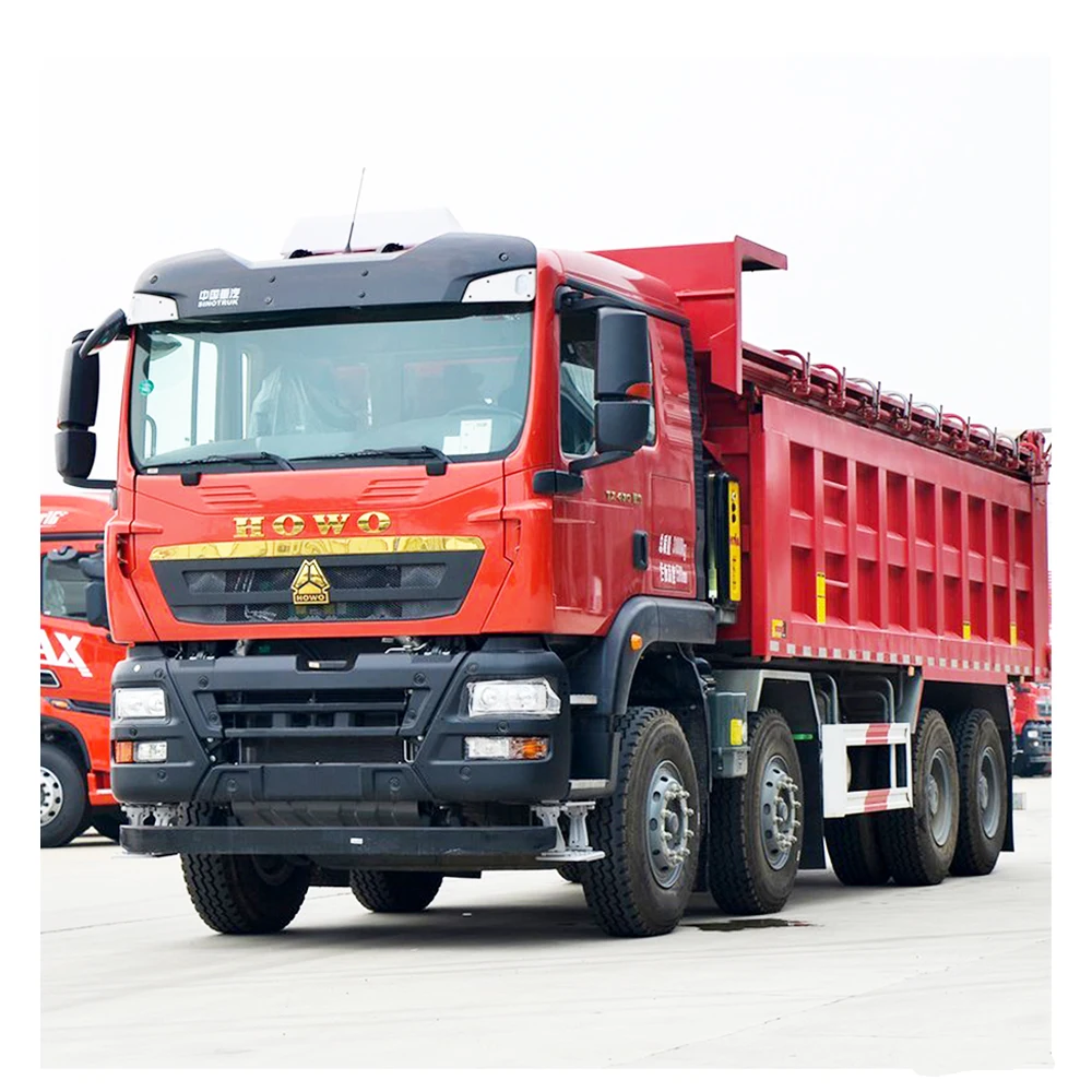 Хорошее состояние Подержанный новый самосвал Howo 6x4 8x4 40 кубических метров 12/10 колесный для продажи