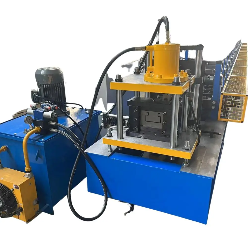 2023 supermarket racks making machine storage rack roll forming machine shelves rack pillar beam upright roll forming machine