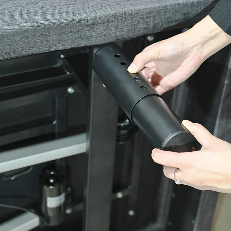 Folding Split King Sleep Adjustable Bed with Mattress for Seniors