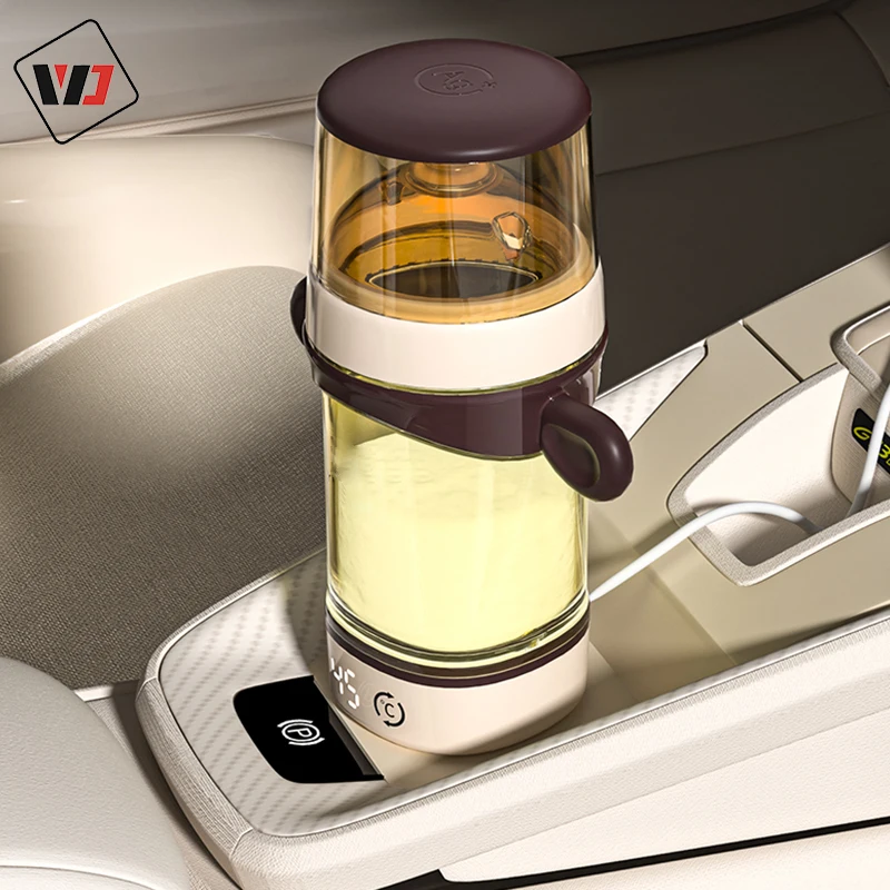 Redesign  automatic portable  wireless baby bottle warmer  adjustable temp USB  travel home Breast milk design smart baby bottle