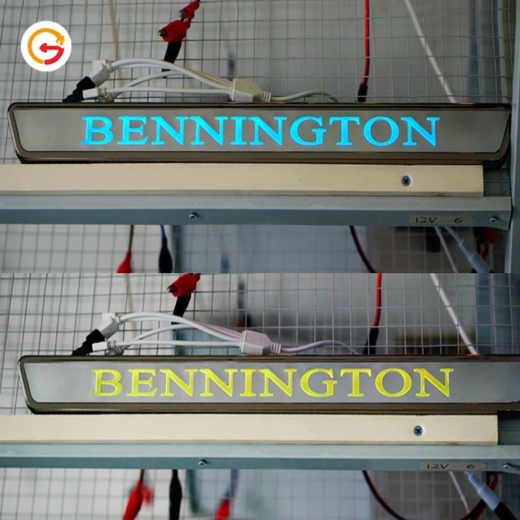 JAGUARSIGN Manufacturer Custom Illuminated Boat Name Sign Illuminated Yacht Signs Vessel Signage LED Badge