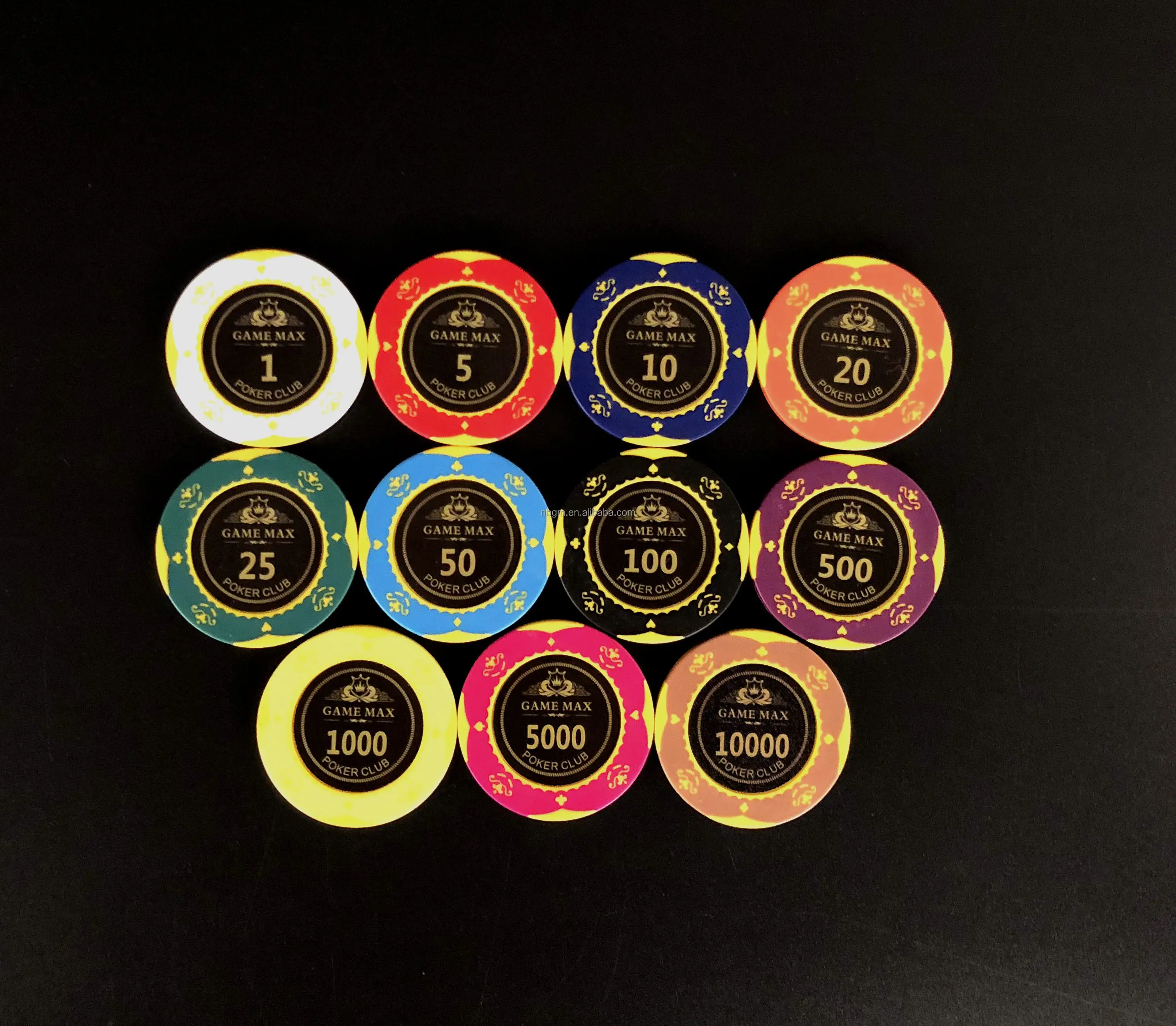 The Latest Version 14g Casino Professional Clay Customized Poker Chips