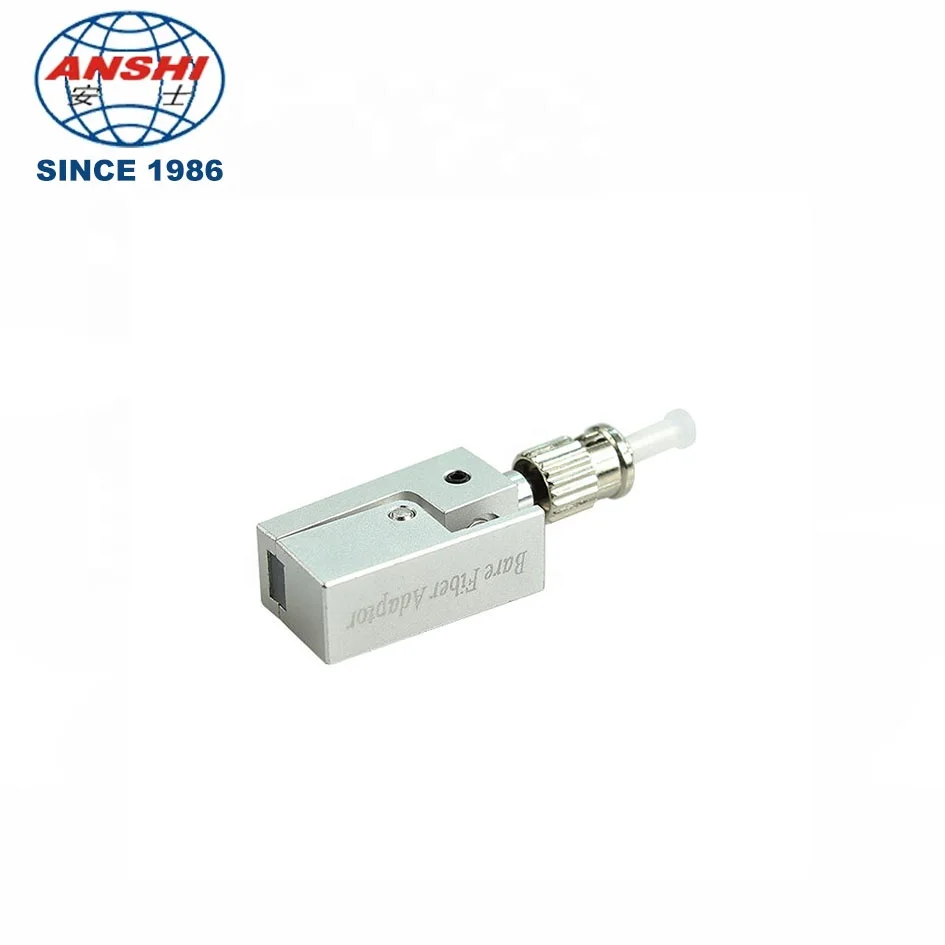 High-Quality Low Price ST Square Bare Adapter Flange Temporary Succeeded OTDR Test Optic Fiber Coupler Connector