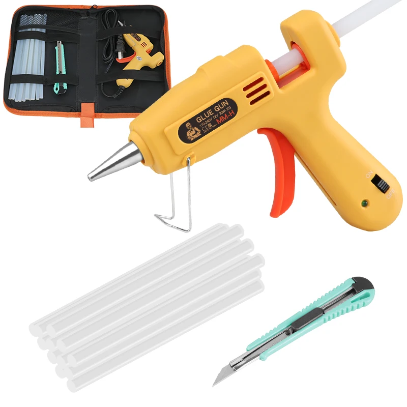 DIY craft custom wax glue gun without dripping glue silicone stick hot melt glue gun