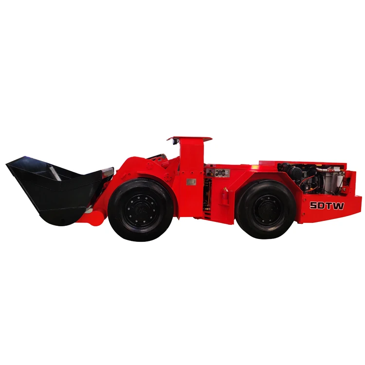  2 m3 Mini 4x4 Дизельный погрузчик с колесным приводом для подземных горных работ/подземный