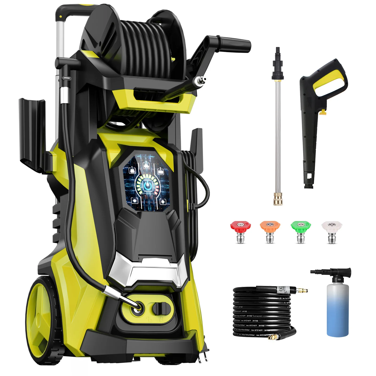 Amazon hot 1800W High Pressure Car Washer Made Of Induction Machine For Home Garden & Car Cleaning