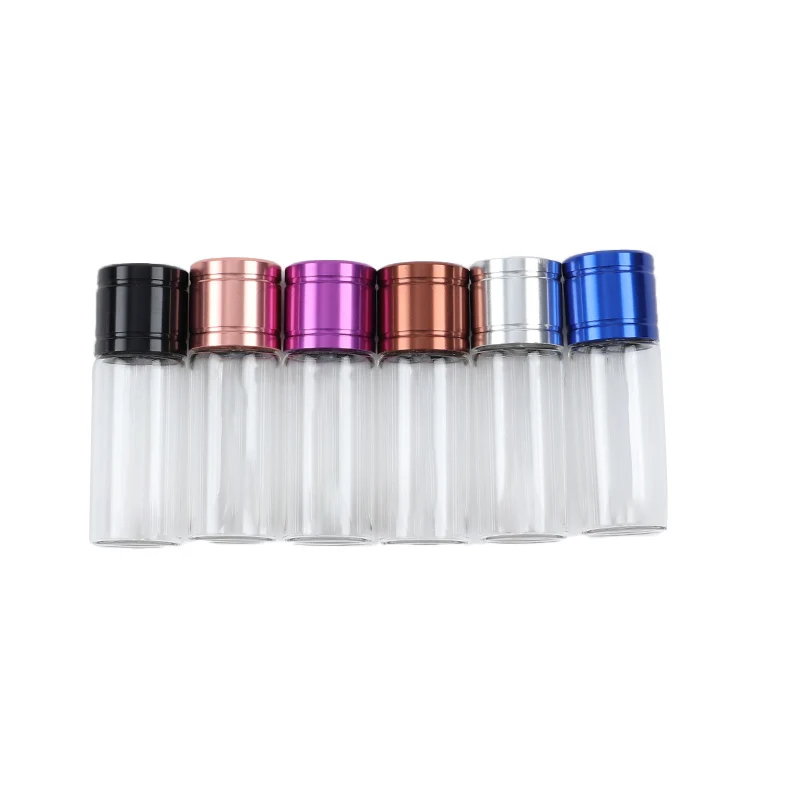 RGO0024 Factory Bulk Wholesale Cheap Mini Container Metal Lid With Retractable Spoon Transparent Glass Jar