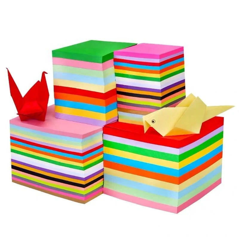 
diy color paper & origami paper &construction paper for office & stationery & school 