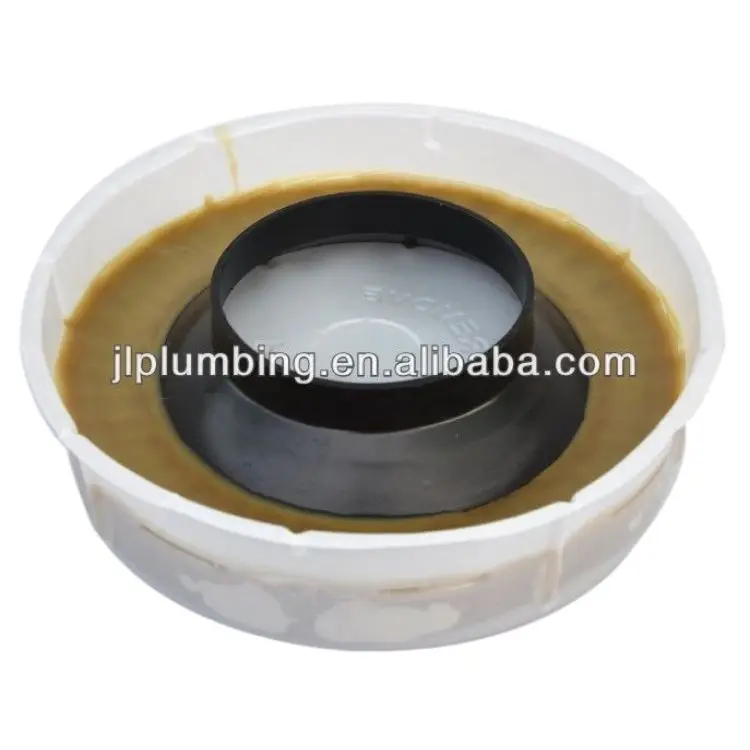 Modern Round Toilet Bowl Wax Seal Ring Without Plastic Flange Bathroom Gasket Seals for Hotel Apartment