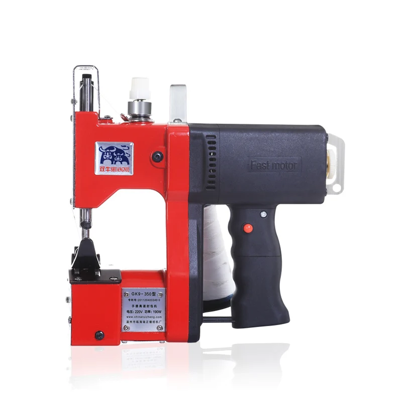 GK9-350 Portable electric high-speed sewing machine woven bag rice bag sack sealing machine small packing machine small